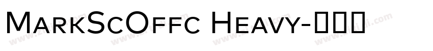 MarkScOffc Heavy字体转换